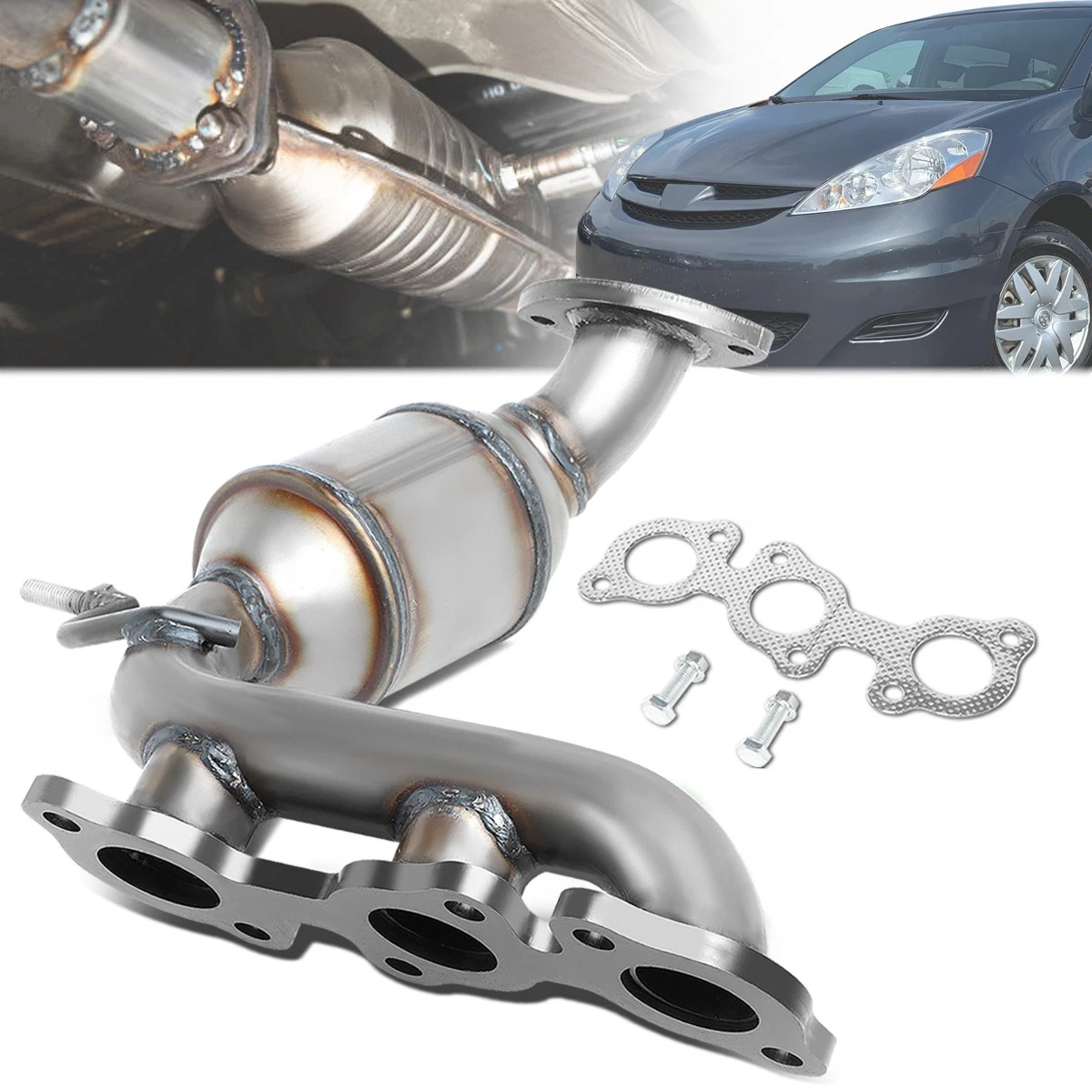 2005-2006 Lexus RX330 Catalytic Converter & Exhaust Manifold