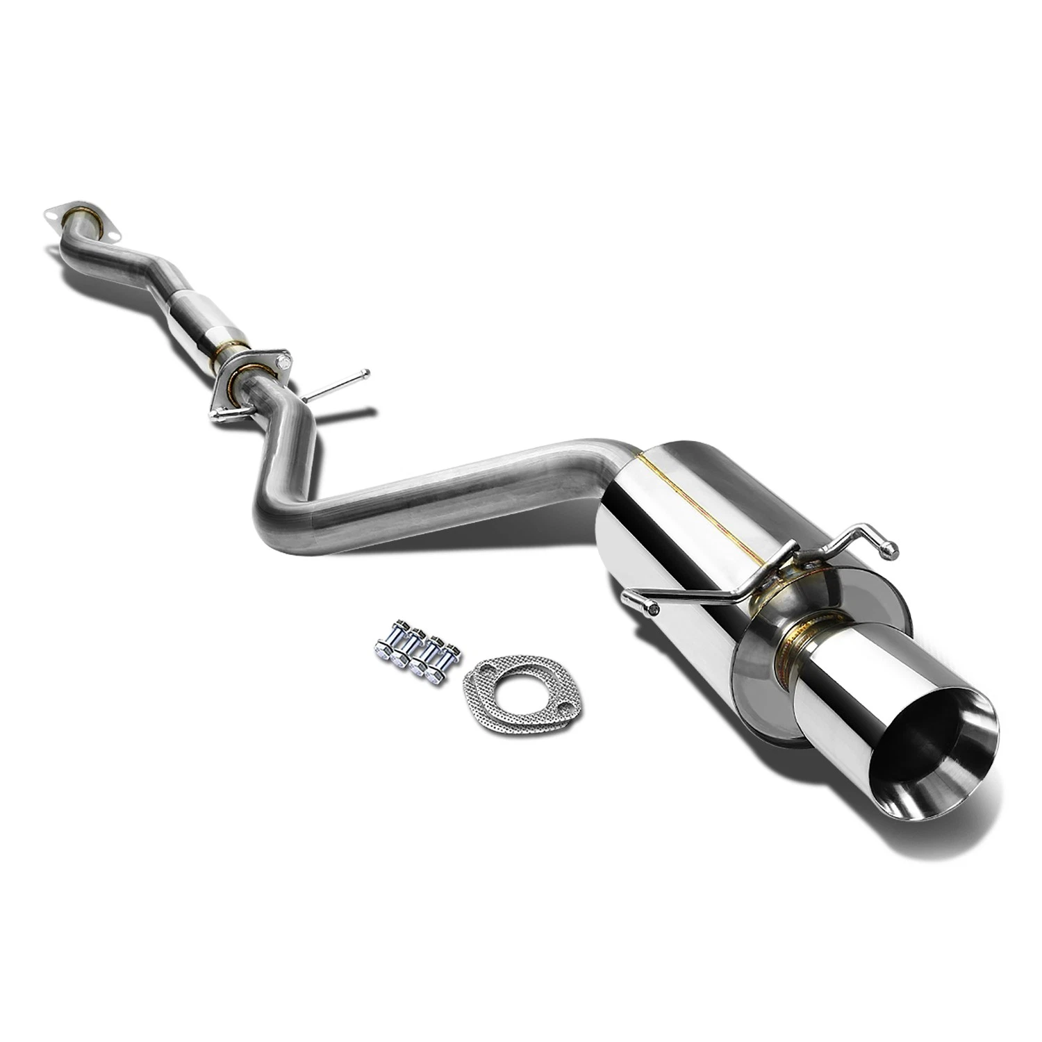 2005 Lexus IS300 Rolled Muffler Tip Racing Catback Exhaust System